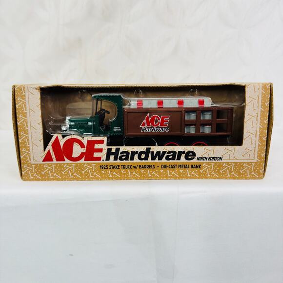 ERTL 1925 Ace Hardware Stake Truck w/Barrels 9th Edition 1:34 Scale Die-cast - Picture 4 of 11